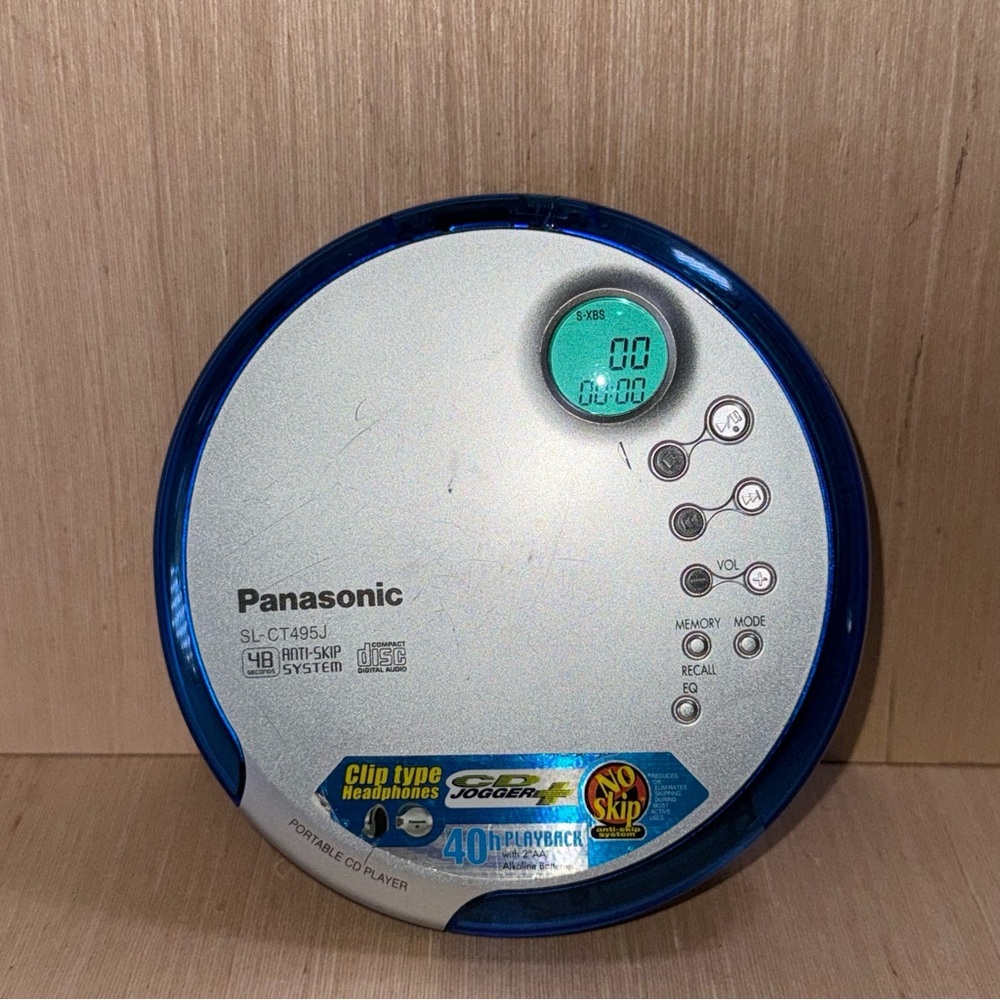 Panasonic CD player SL-CT495J Powers On Won’t Play CD’S(PARTS ONLY) Read Below!